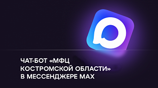 Чат-бот МФЦ «Костромской области» в мессенджере MAX